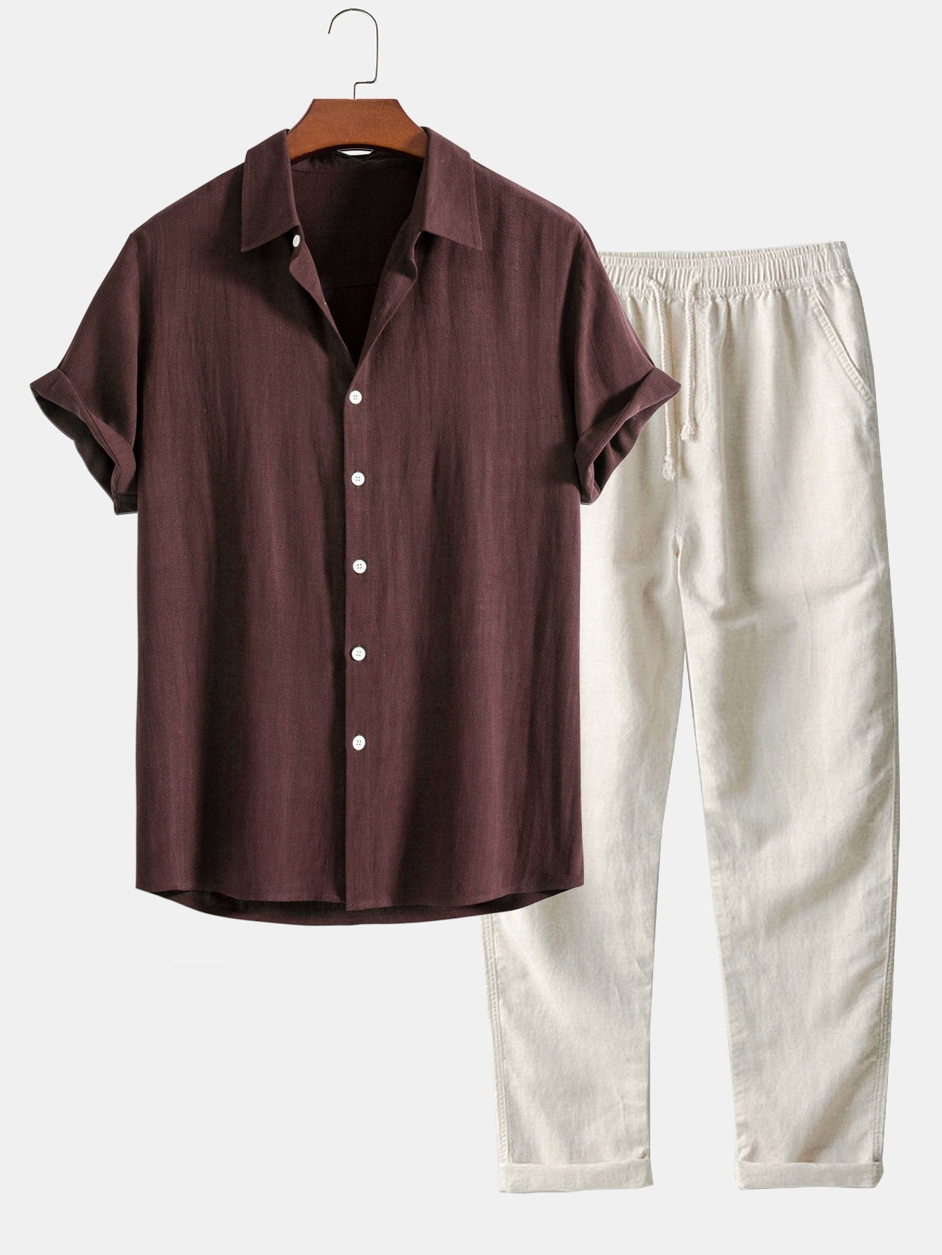 JEREMY CASUAL LINEN SET