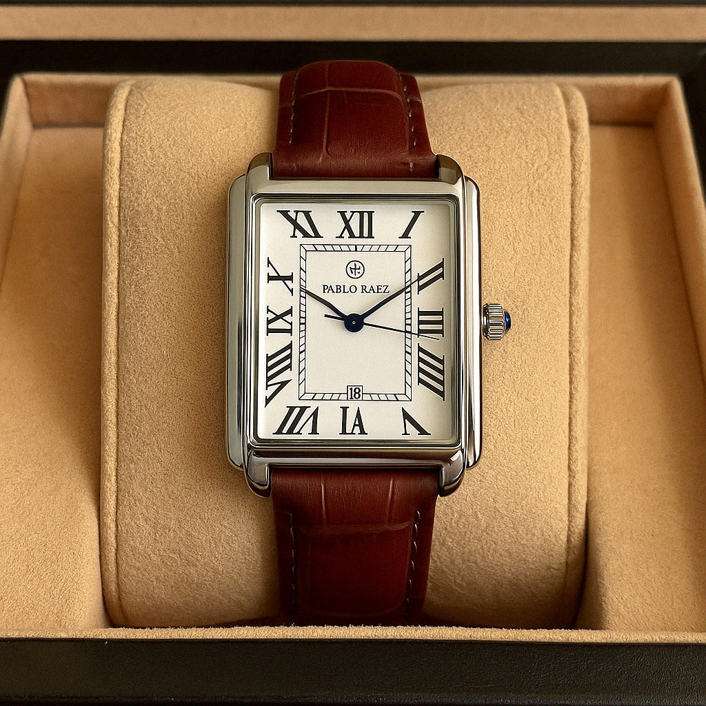 Pablo Raez Leather Watch