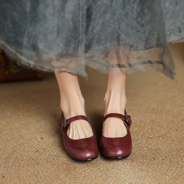 Elva Genuine Leather Shoes