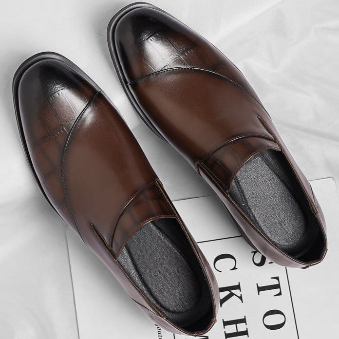 Lurex Leather Loafers