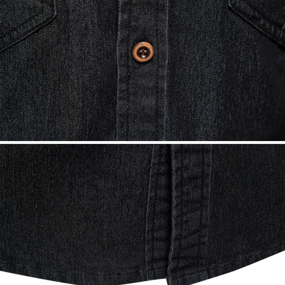 AdaptiveFit Cotton Denim Shirt