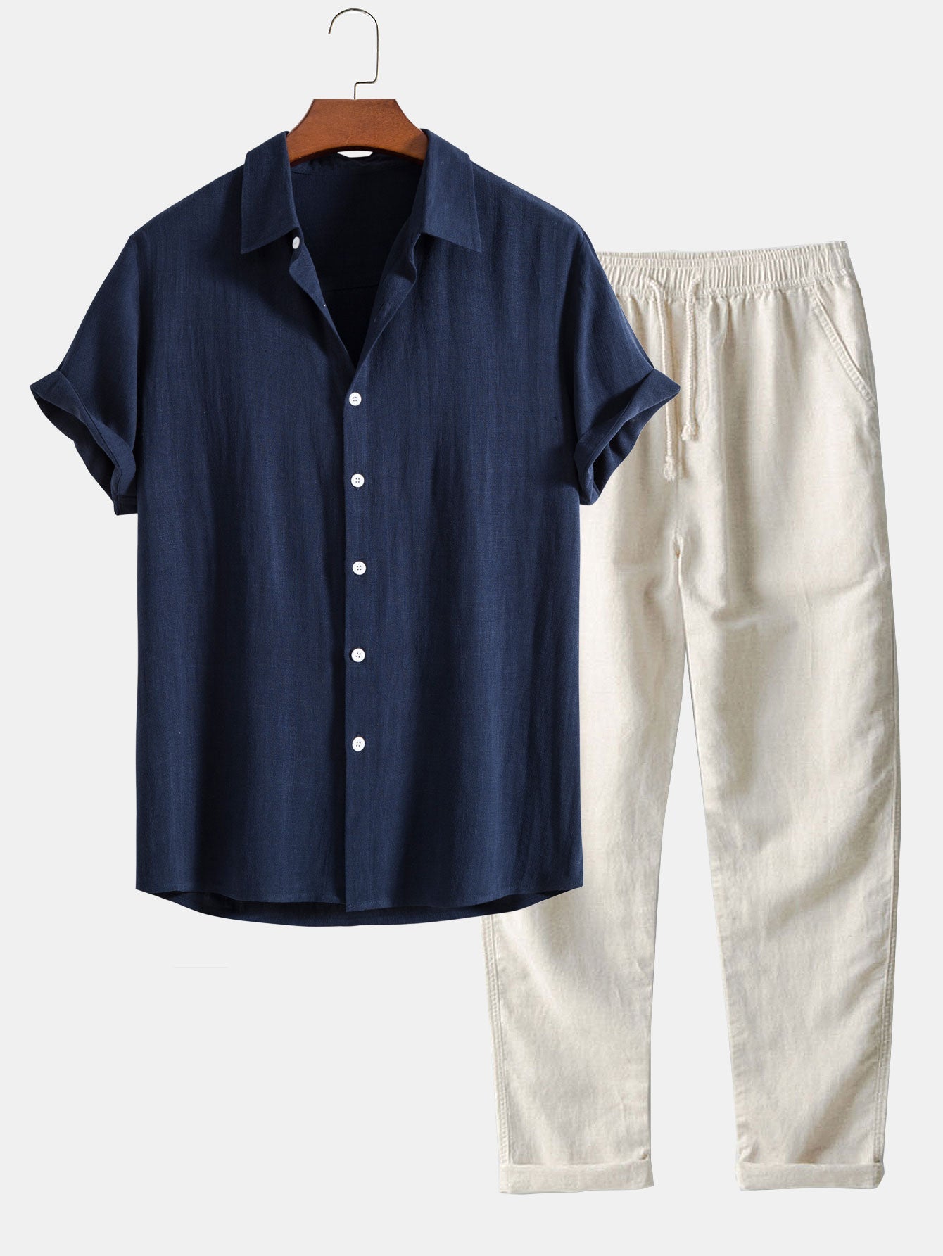JEREMY CASUAL LINEN SET