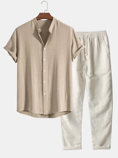 JEREMY CASUAL LINEN SET