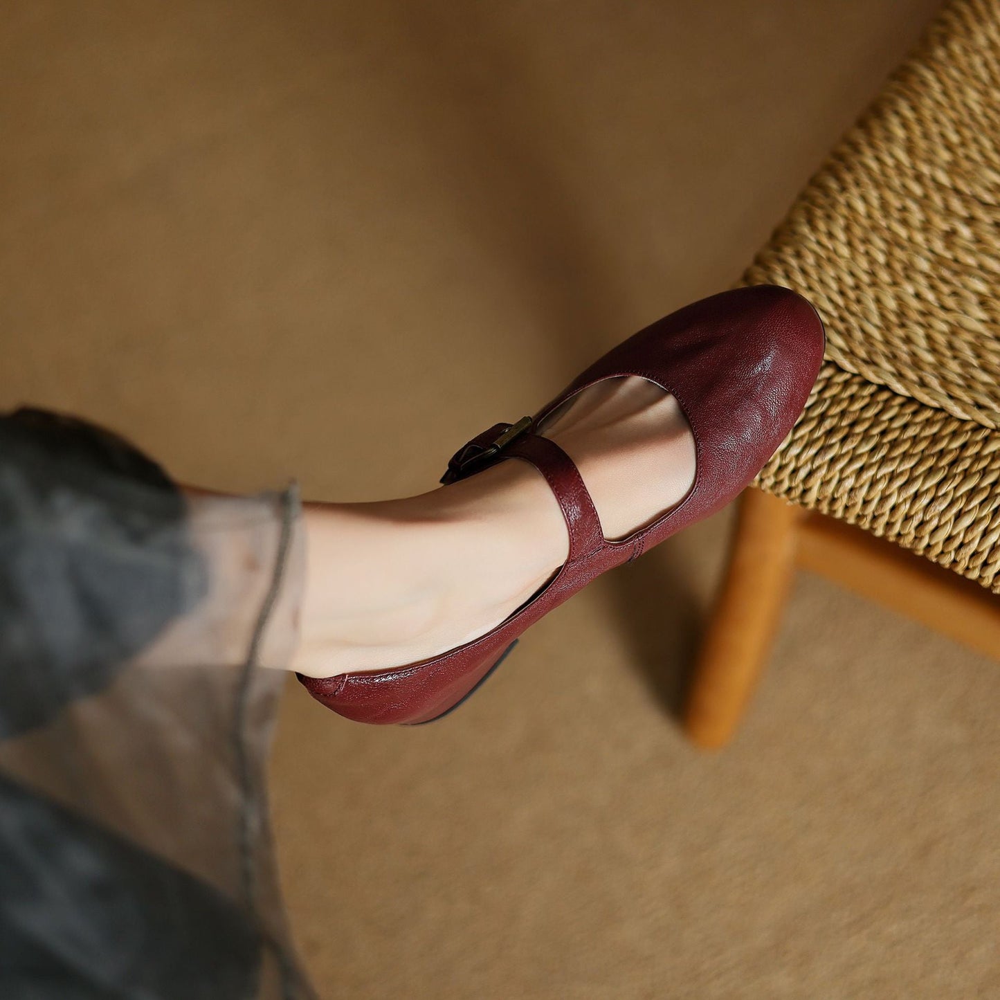 Elva Genuine Leather Shoes