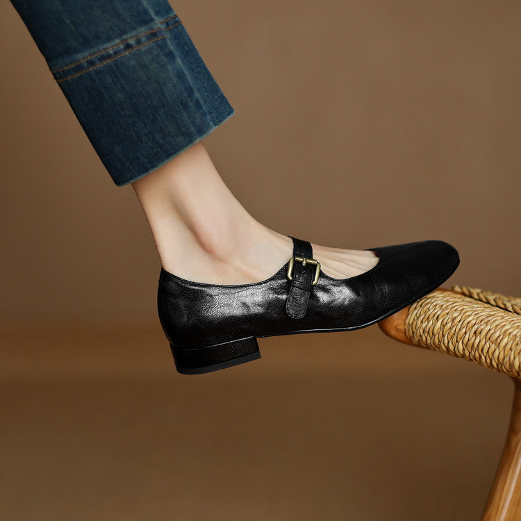 Elva Genuine Leather Shoes