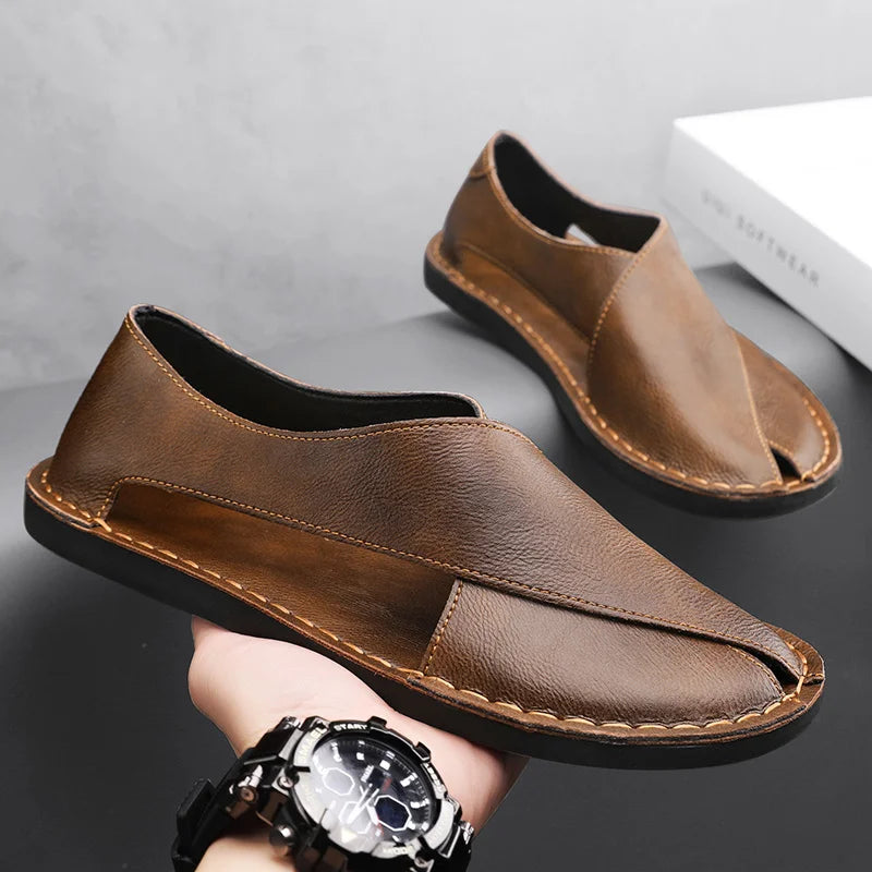 Nomad Calfskin Crossover Sandal