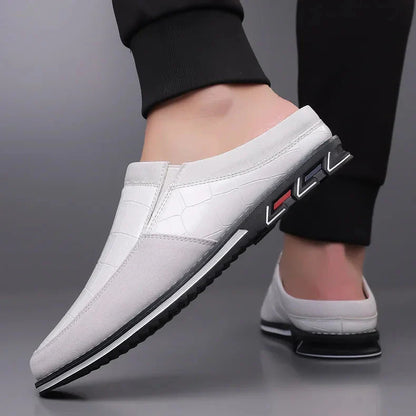 Cavari Leather Mules