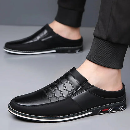 Cavari Leather Mules