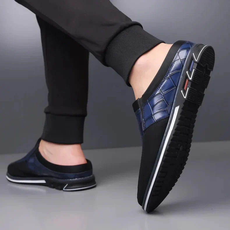 Cavari Leather Mules