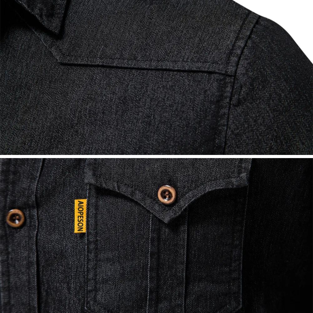 AdaptiveFit Cotton Denim Shirt