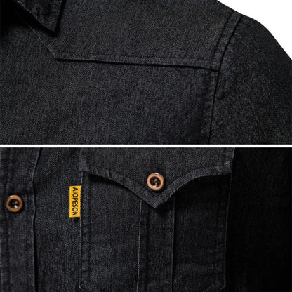 AdaptiveFit Cotton Denim Shirt
