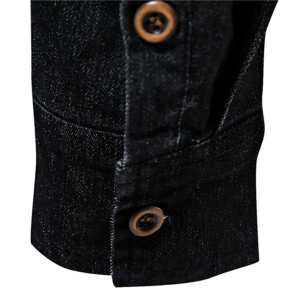 AdaptiveFit Cotton Denim Shirt